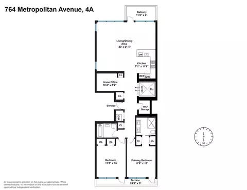 764 Metropolitan Ave #4A, Brooklyn, NY 11211