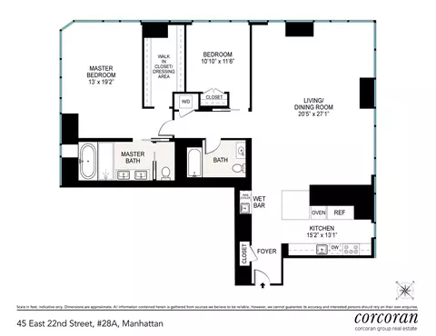 45 E 22nd St #28A, New York, NY 10010