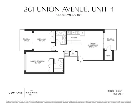 261 Union Ave #4, Brooklyn, NY 11211