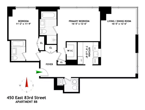 450 E 83rd St #8B, New York, NY 10028