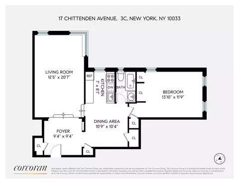 17 Chittenden Ave #3C, New York, NY 10033