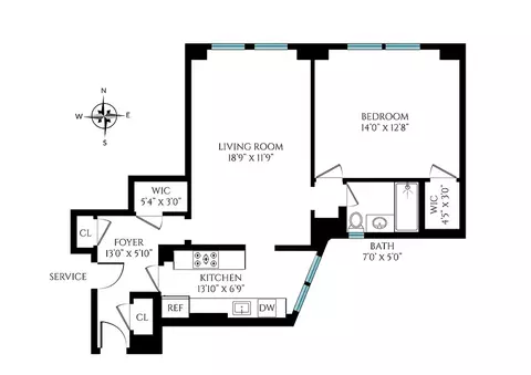 315 W 86th St #2F, New York, NY 10024