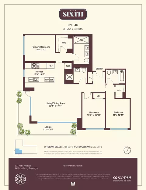 127 Kent Ave #4D, Brooklyn, NY 11249