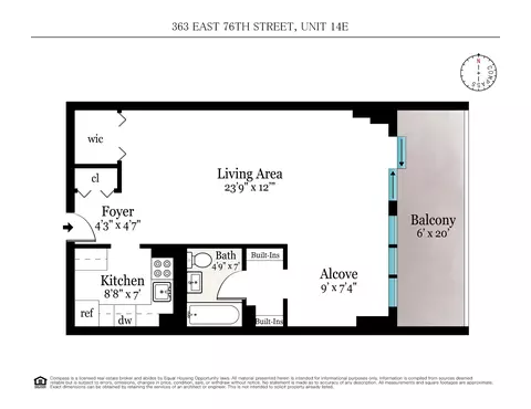 363 E 76th St #14E, New York, NY 10021