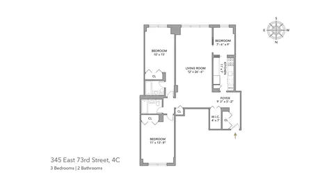 345 E 73rd St #4C, New York, NY 10021