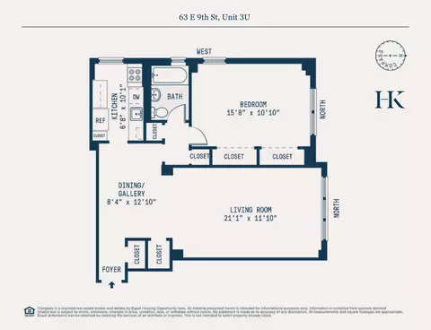 63 E 9th St #3U, New York, NY 10003
