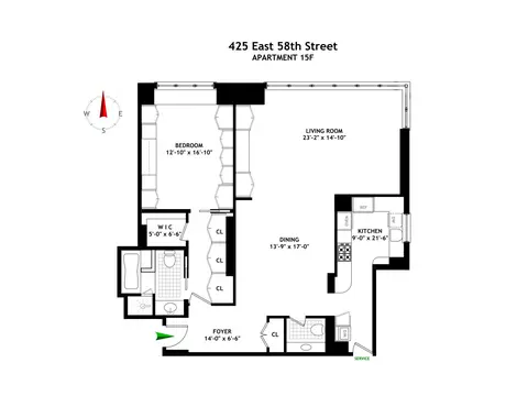 425 E 58th St #15F, New York, NY 10022