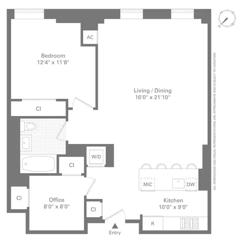 1 Hanson Pl #13C, New York City, NY 11217