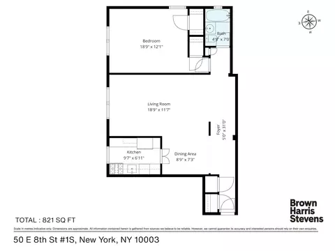 50 E 8th St #1S, New York, NY 10003