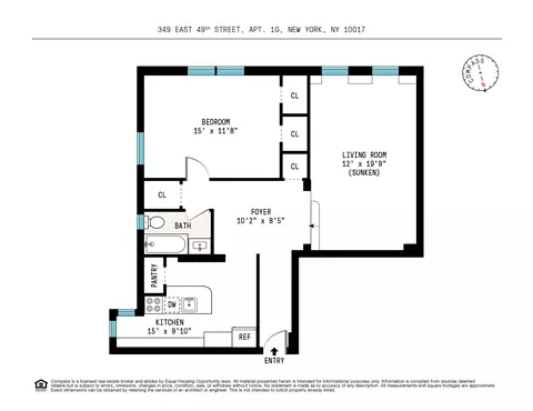 349 E 49th St #1G, New York, NY 10017