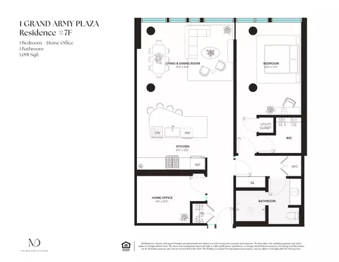 1 Grand Army Plz #7-F, Brooklyn, NY 11238
