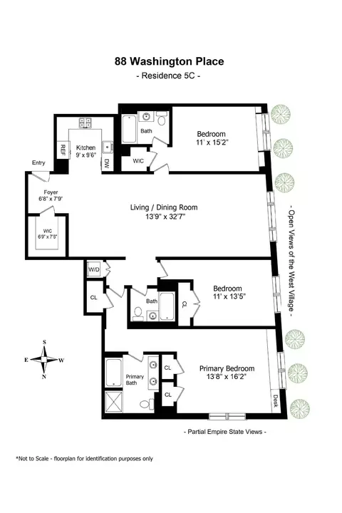 88 Washington Pl #5C, New York, NY 10011