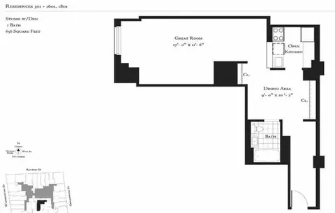 88 Greenwich St #501, New York, NY 10006