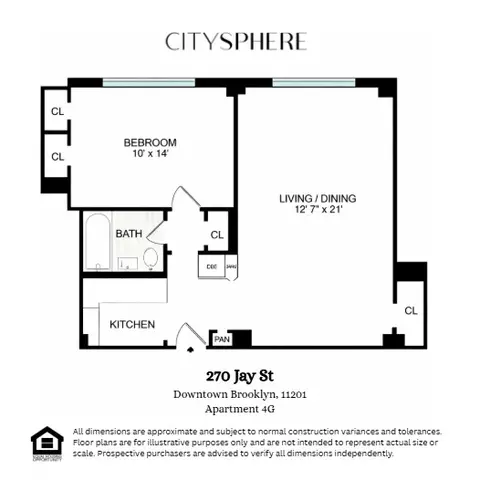 270 Jay St #4G, Brooklyn, NY 11201