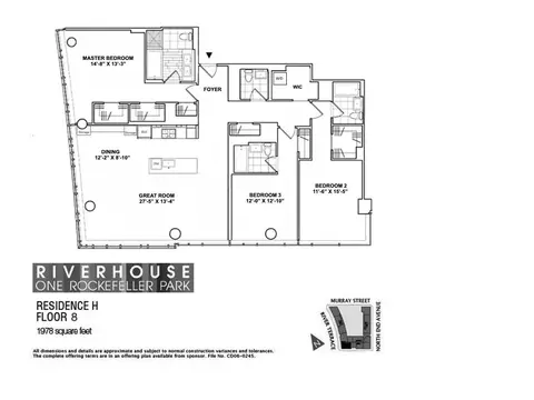 2 River Ter #8-H, New York, NY 10282