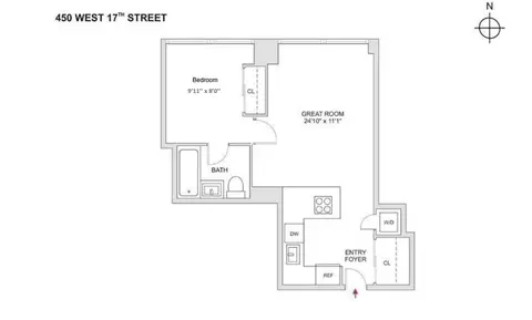 450 W 17th St #1901, New York, NY 10011