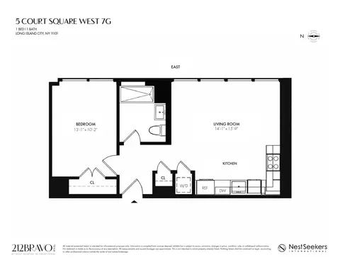 5 Court Sq #7-G, New York City, NY 11101