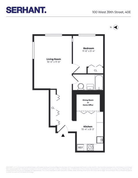 100 W 39th St #40E, New York, NY 10018