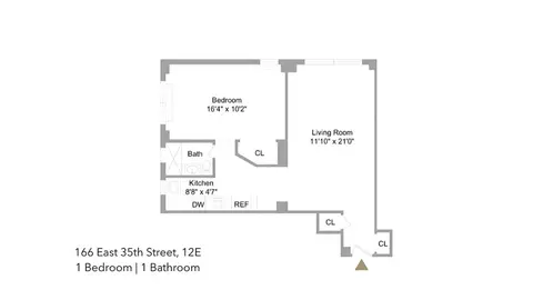166 E 35th St #12E, New York, NY 10016