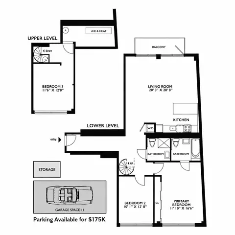 100 N 3rd St #3D, Brooklyn, NY 11249