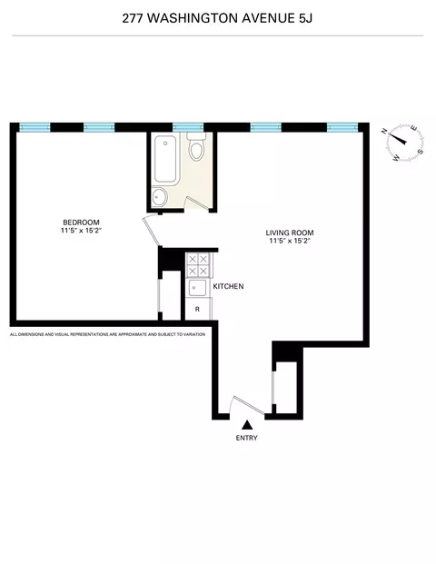 277 Washington Ave #5J, Brooklyn, NY 11205