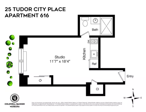 25 Tudor City Pl #616, New York, NY 10017