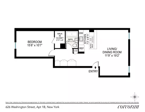 626 Washington St #1B, New York, NY 10014