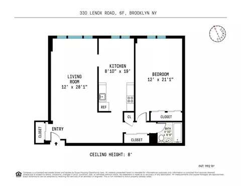 330 Lenox Rd #6F, Brooklyn, NY 11226