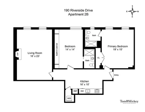 190 Riverside Dr #2B, New York, NY 10024