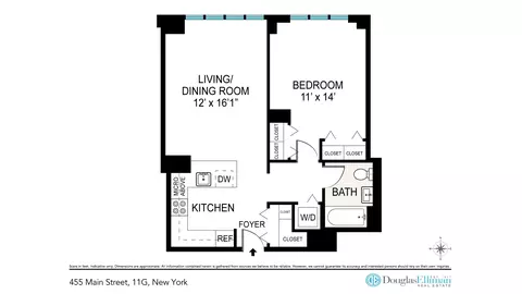 455 Main St #11G, New York, NY 10044