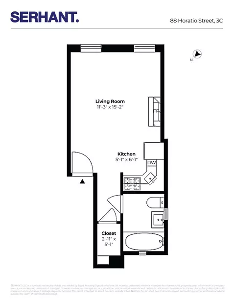 88 Horatio St #3C, New York, NY 10014
