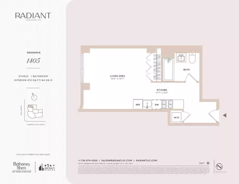 24-01 Queens Plz N #1405, New York City, NY 11101