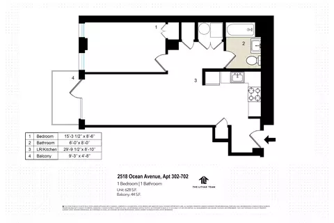 2518 Ocean Ave #302, Brooklyn, NY 11229