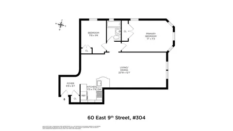 60 E 9th St #304, New York, NY 10003