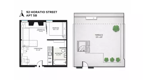 92 Horatio St #5B, New York, NY 10014