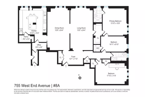 755 W End Ave #8A, New York, NY 10025
