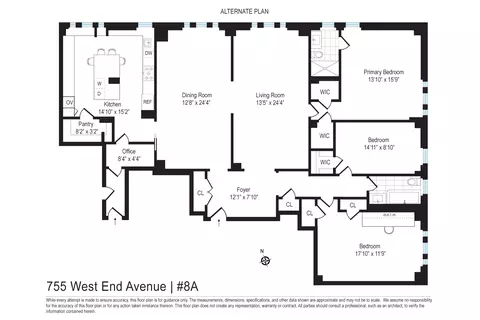 755 W End Ave #8A, New York, NY 10025