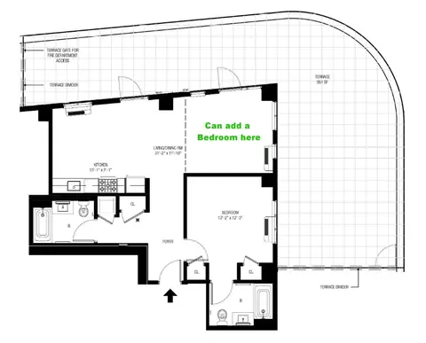 24-16 Queens Plz S #7B, New York City, NY 11101
