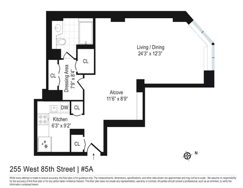 255 W 85th St #5-A, New York, NY 10024