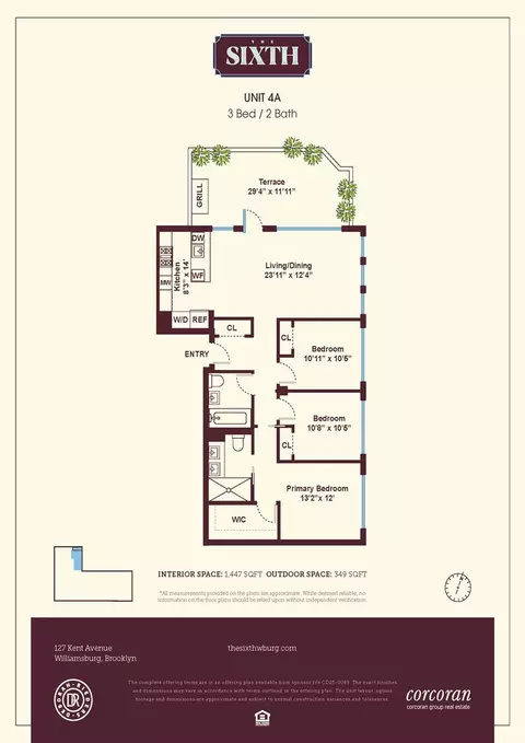 127 Kent Ave #4A, Brooklyn, NY 11249