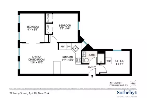 22 Leroy St #10, New York, NY 10014