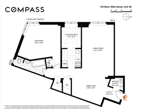 736 W 186th St #3B, New York, NY 10033