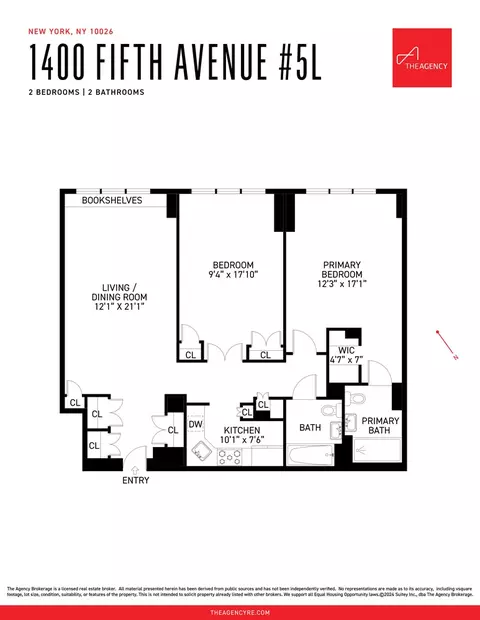 1400 5th Ave #5L, New York, NY 10026