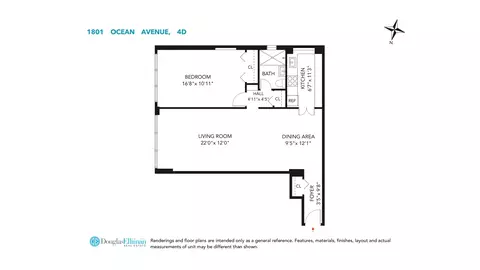 1801 Ocean Ave #4D, Brooklyn, NY 11230