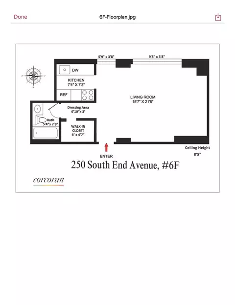250 S End Ave #6F, New York, NY 10280