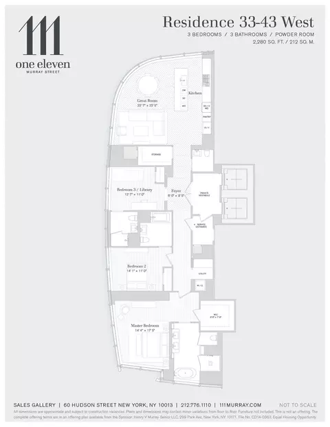 111 Murray St #35W, New York, NY 10007