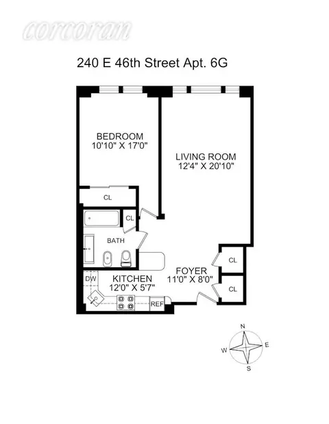 240 E 46th St #6G, New York, NY 10017