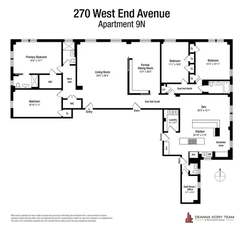 270 W End Ave #9N, New York, NY 10023