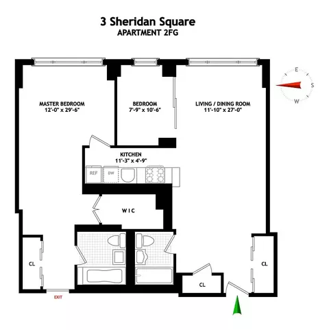 3 Sheridan Sq #2FG, New York, NY 10014