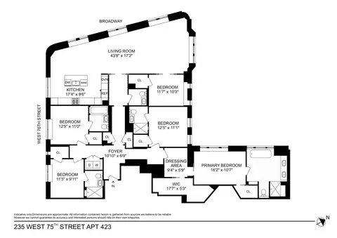 235 W 75th St #423, New York, NY 10023